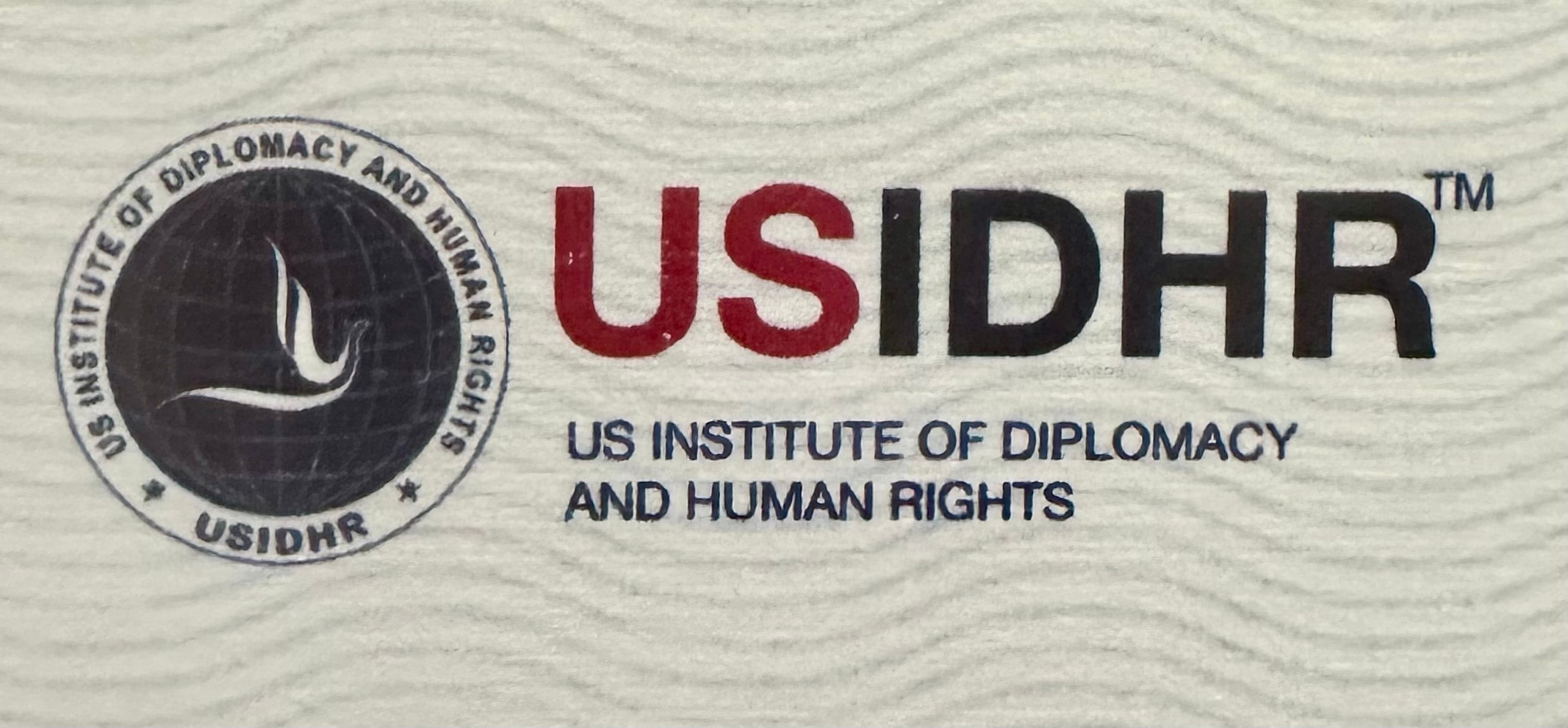 U.S. Institute of Diplomacy and Human Rights logo